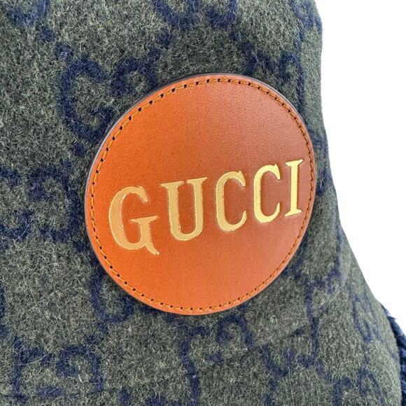 Gucci Monogram Green Wool Bucket Hat main image 14